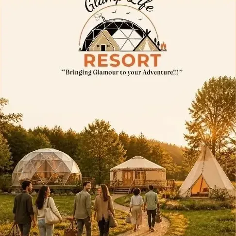 Glamp Life Resort corporate retreat glamping group scene